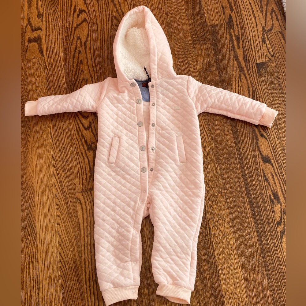 NWOT 7 For All Mankind Baby Girl Coverall / One-piece - Pink (NEW)